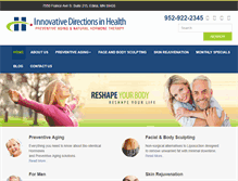 Tablet Screenshot of idinhealth.com